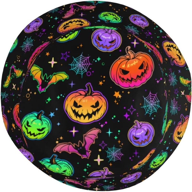 YYFD Halloween Bucket Hat for Women Men Watercolor Gothic Skull Hat Holiday Party Cap Outdoor Travel Sun Caps - Image 4
